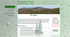 Desktop Screenshot of majesticpinescsd.org